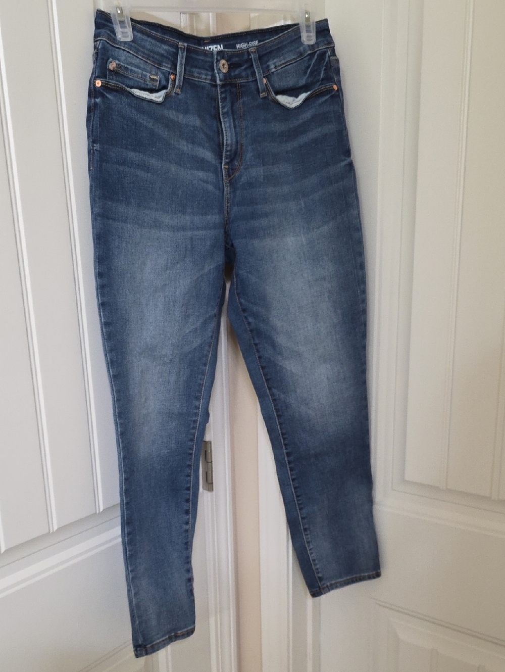 High-Rise Women’s Blue Denim Jeans